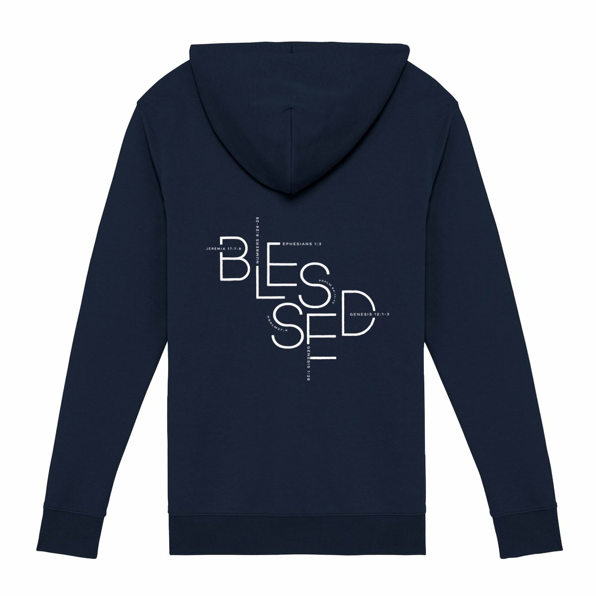 Image front Unisex Zip Hoodie - Premium Plus BLESSED