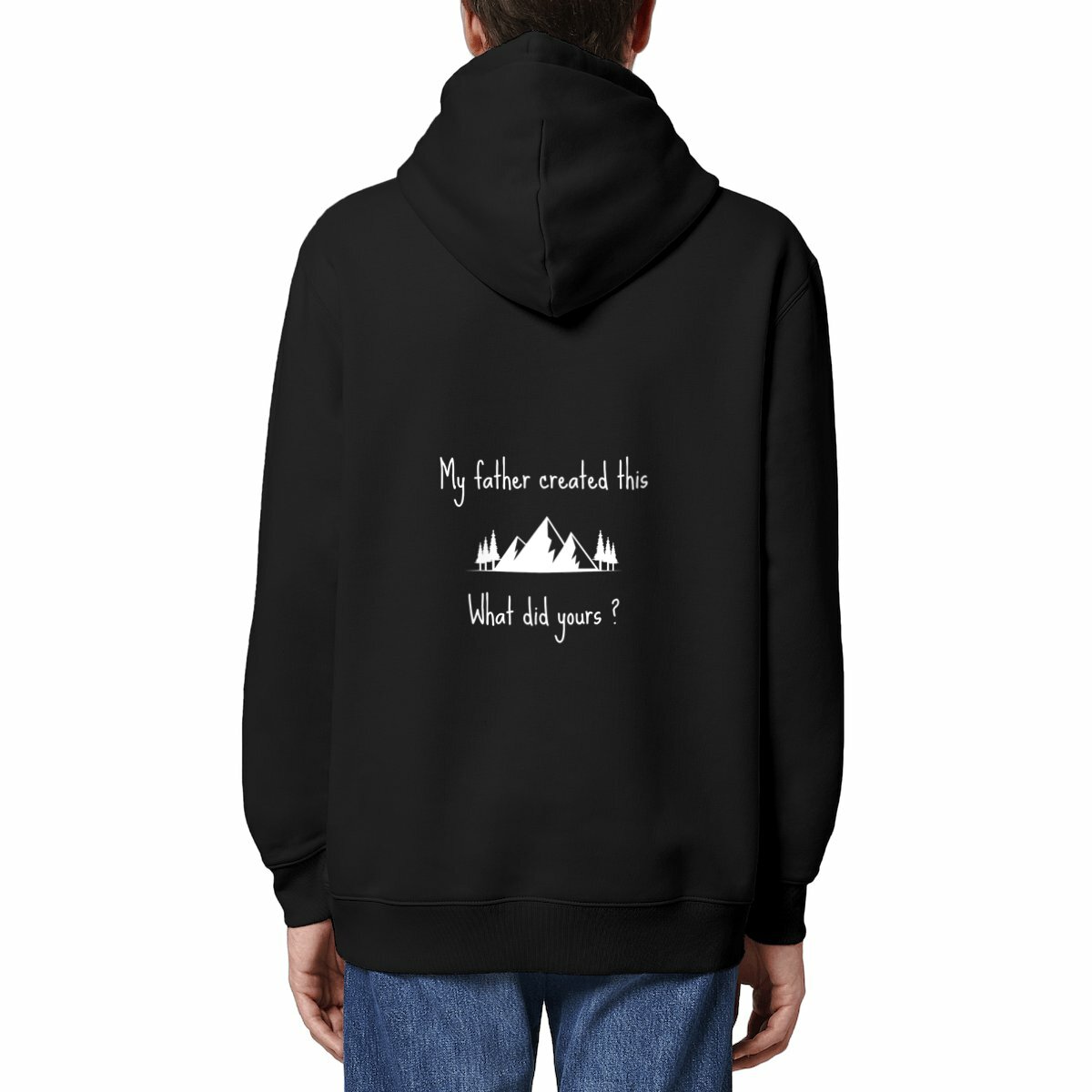 Image front Unisex hoodie premium+ My Father created this