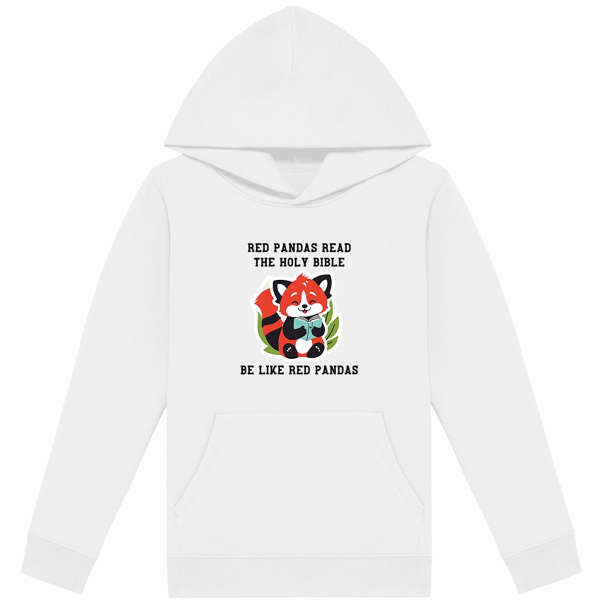 Image back Kids hoodie Premium Be like red pandas