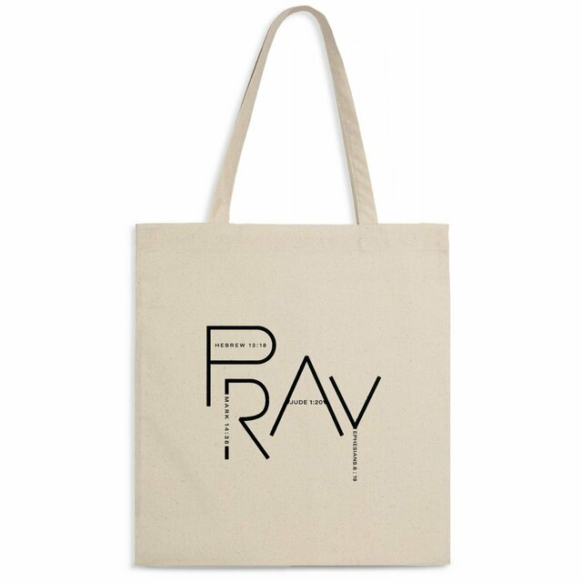 Image front Light Totebag - Premium PRAY