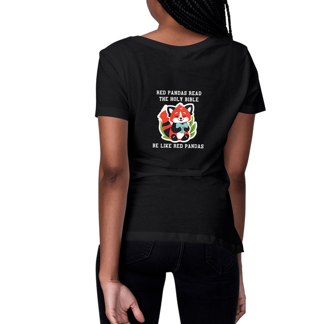 Image front Women's t-shirt Premium+ Be like red pandas