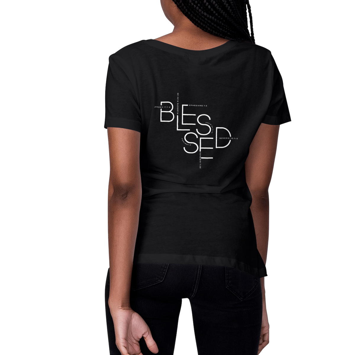 Image front Women's t-shirt - Premium Plus BLESSED