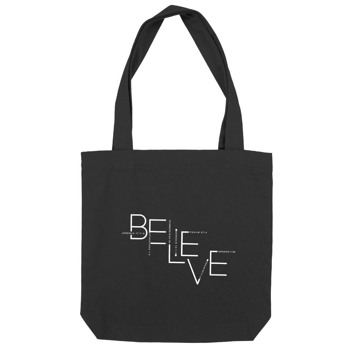Image back Heavy totebag - Premium Plus BELIEVE