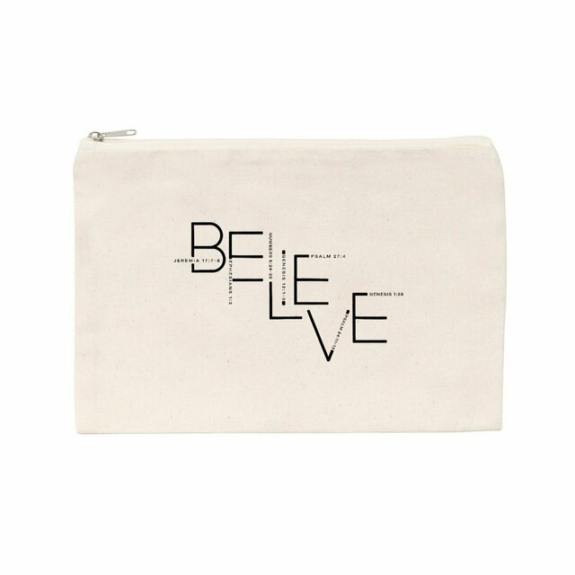 Image back Pencil case - Premium Plus BELIEVE
