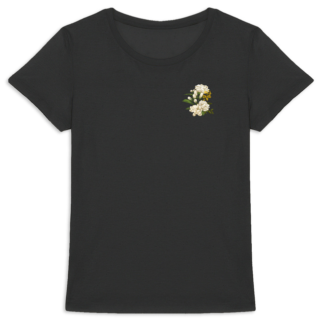 Image back Women's t-shirt "Saved by grace"