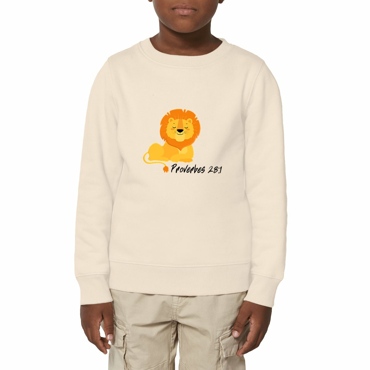 Image front Kids sweat-shirt Premium+ Proverbes 28:1 Eternal Vibes