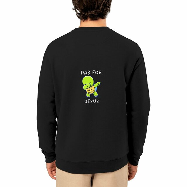 Image front Unisex sweat-shirt Premium+ Dab for Jesus both sides