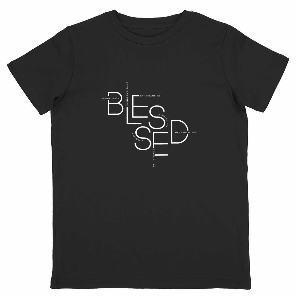 Image back Kids t-shirt - standard BLESSED