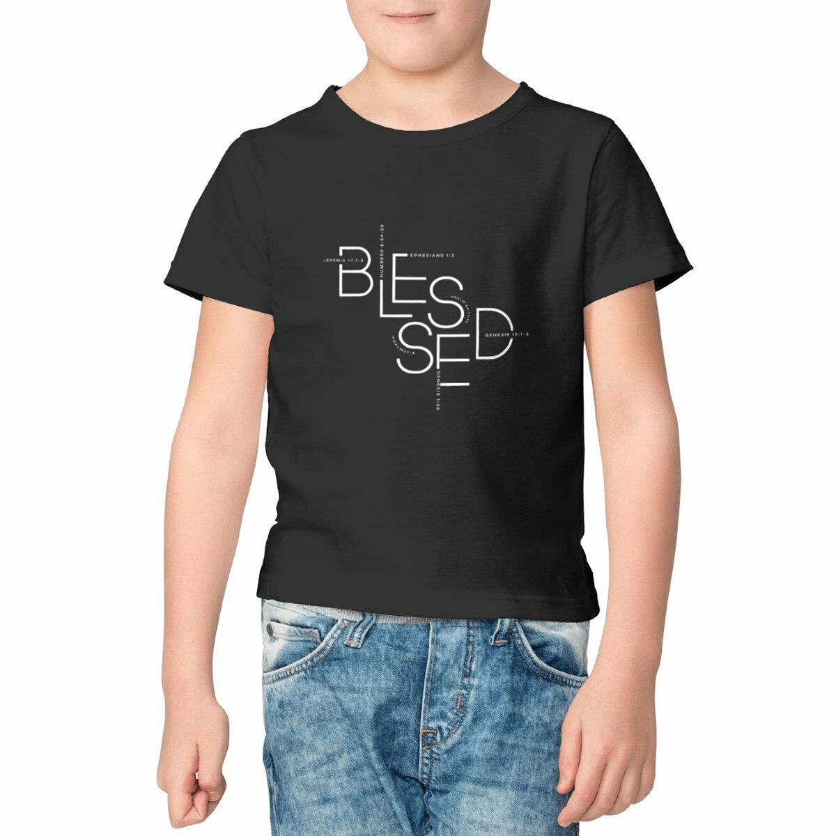 Image front Kids t-shirt - standard BLESSED