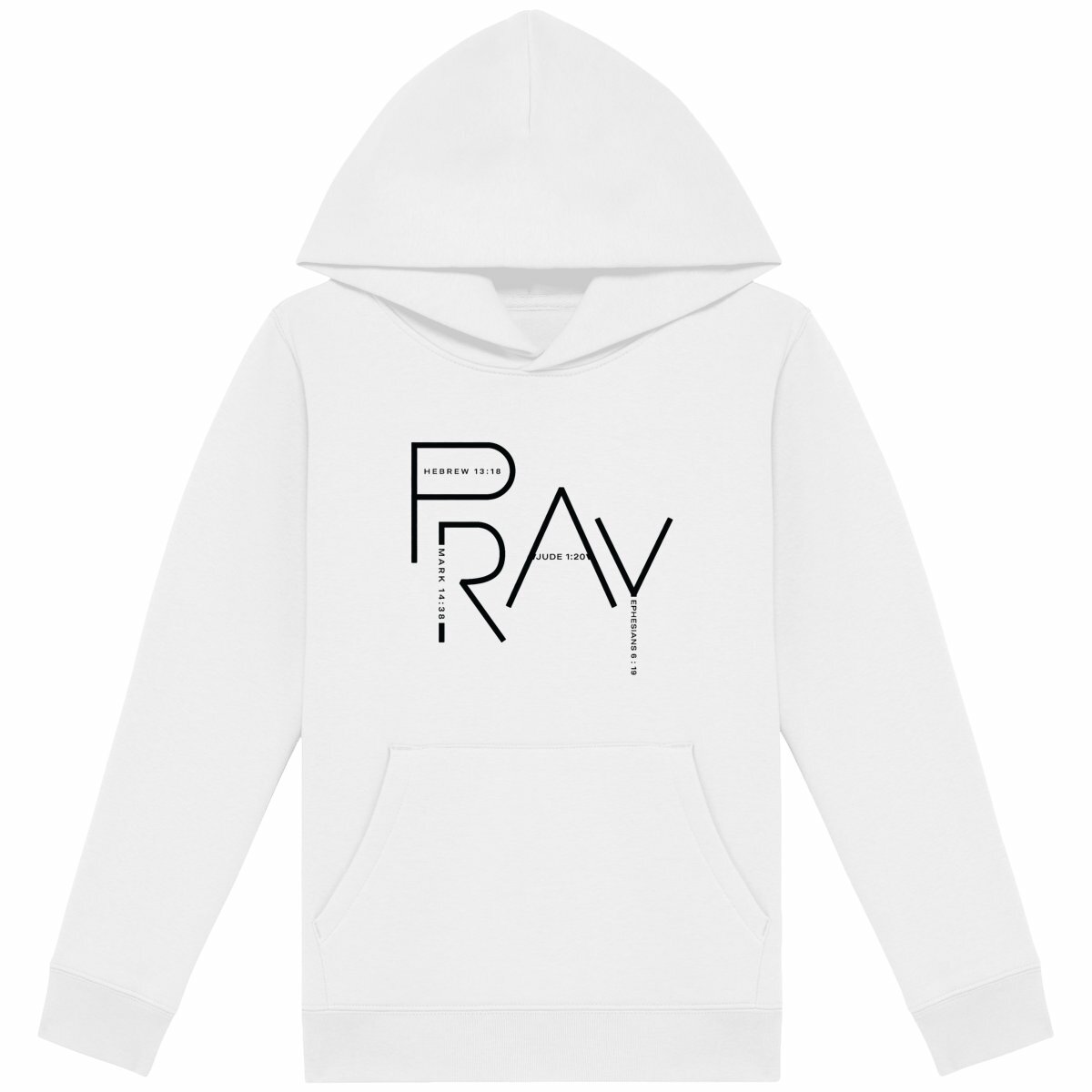 Image back Kids hoodie - Premium PRAY