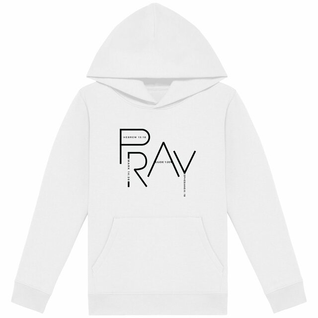 Image back Kids hoodie - Premium PRAY