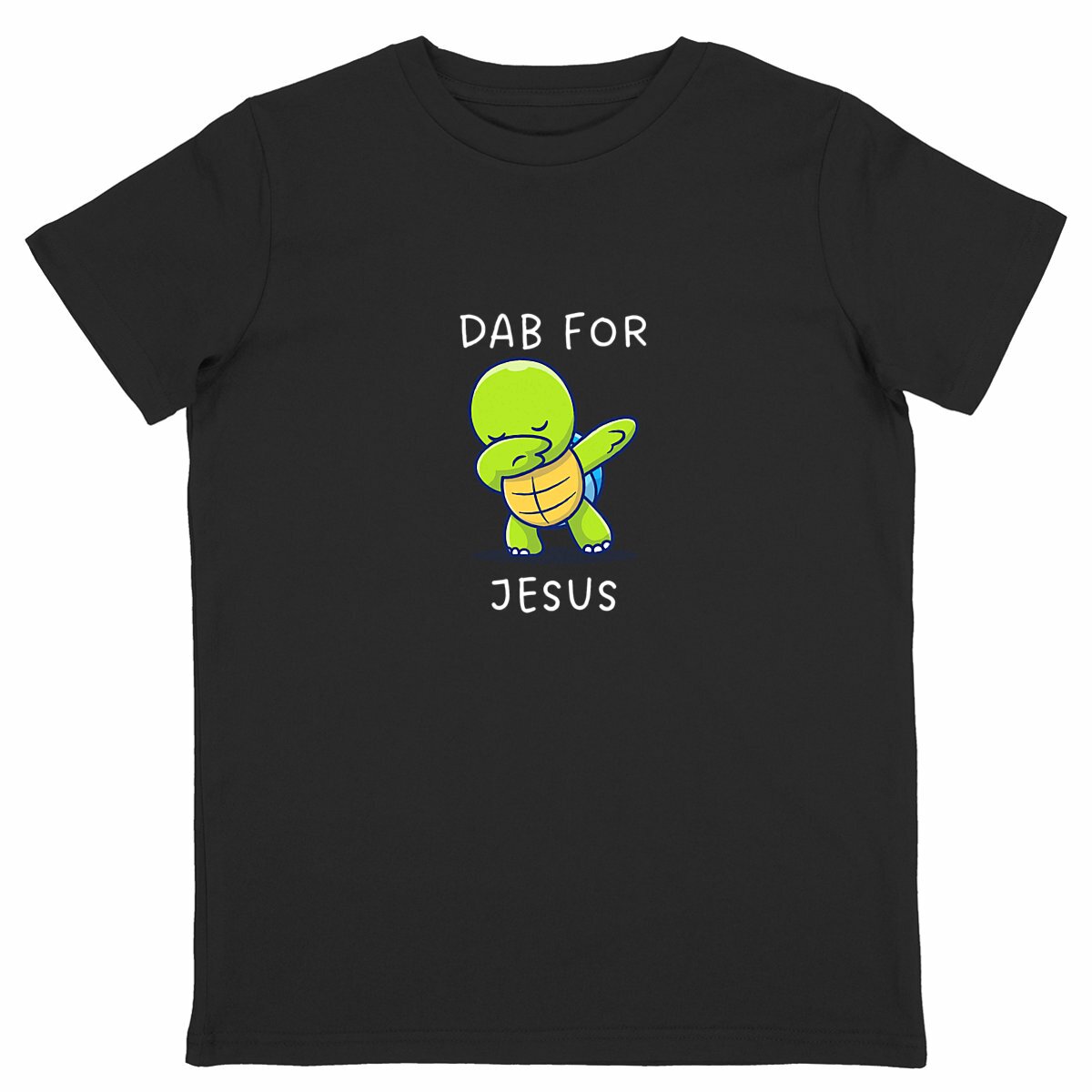 Image back Kids t-shirt Standard  Dab for Jesus 
