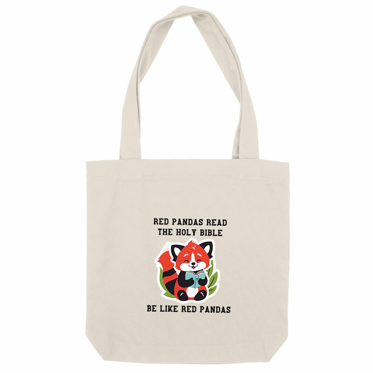 Image back Heavy totebag Premium+  Be like red pandas