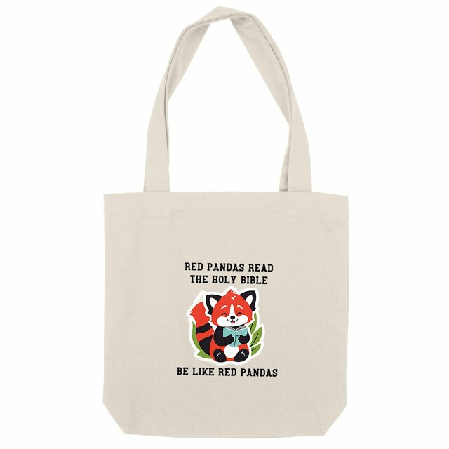 Image back Heavy totebag Premium+  Be like red pandas
