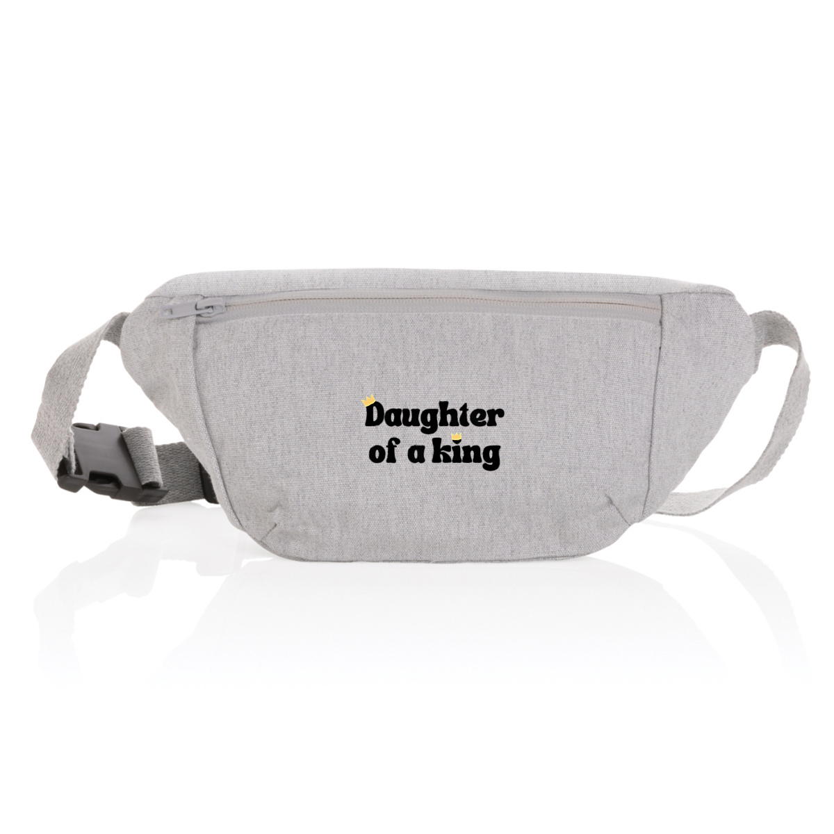 Image back canvas hip bag "Daughter of a King"