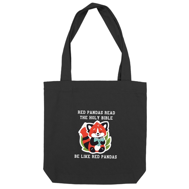 Image back Heavy totebag Premium+  Be like red pandas