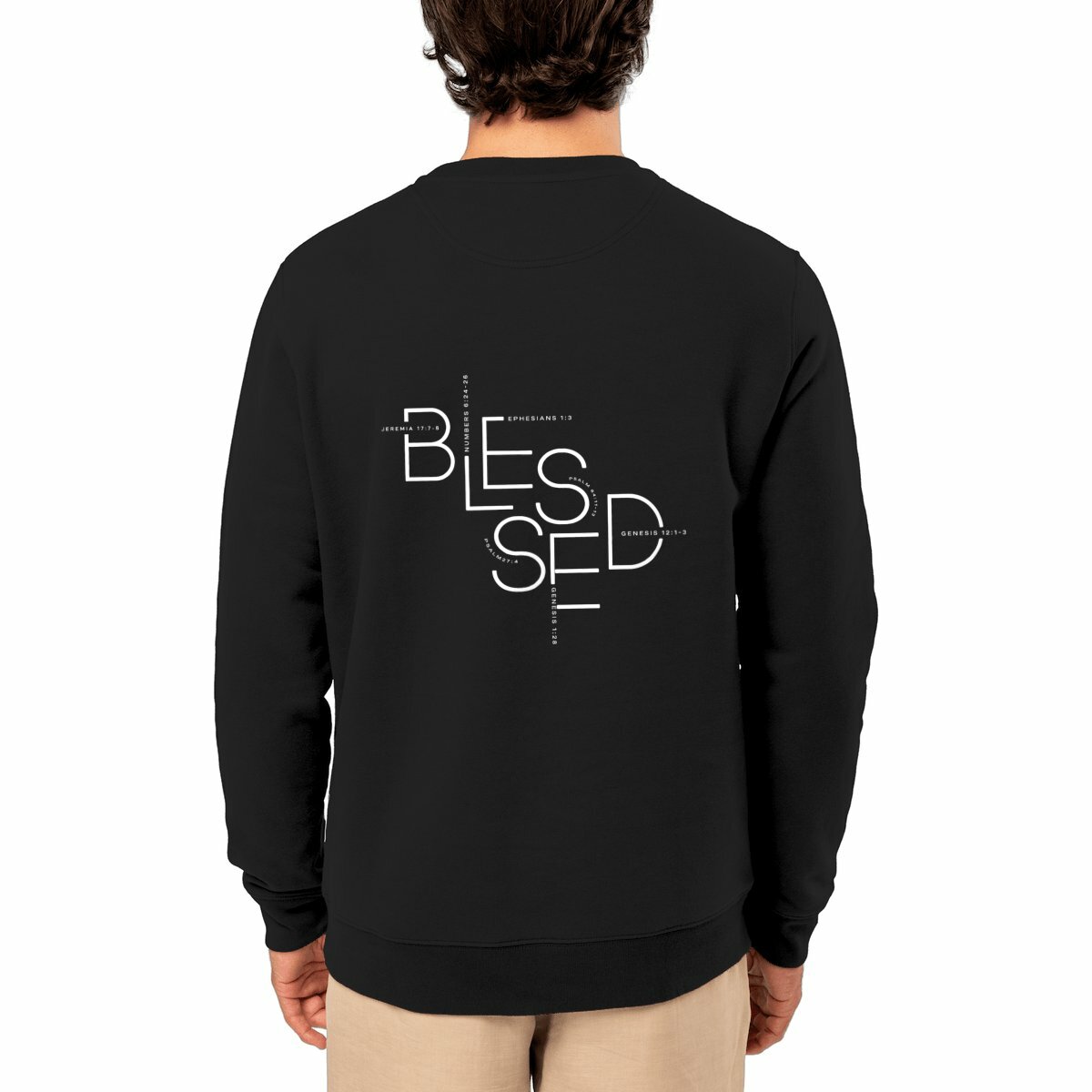 Image front Unisex sweat-shirt - Premium Plus BLESSED