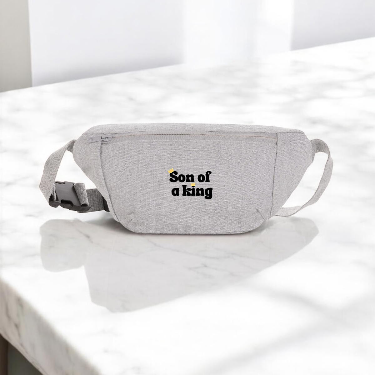 Image front canvas hip bag "Son of a King"