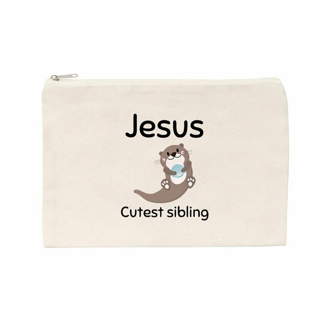 Image back Pencil case Premium+ Jesus's cutest Sibling