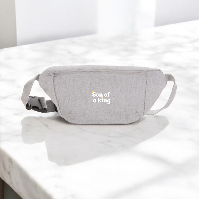 Image front canvas hip bag "Son of a King"