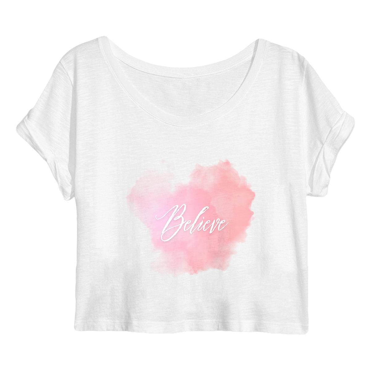 Image back Women's crop top "croix"