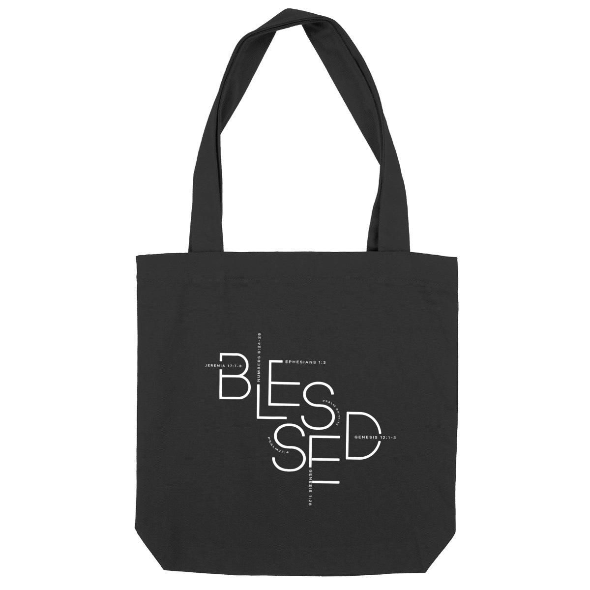 Image back Heavy totebag - Premium Plus BLESSED