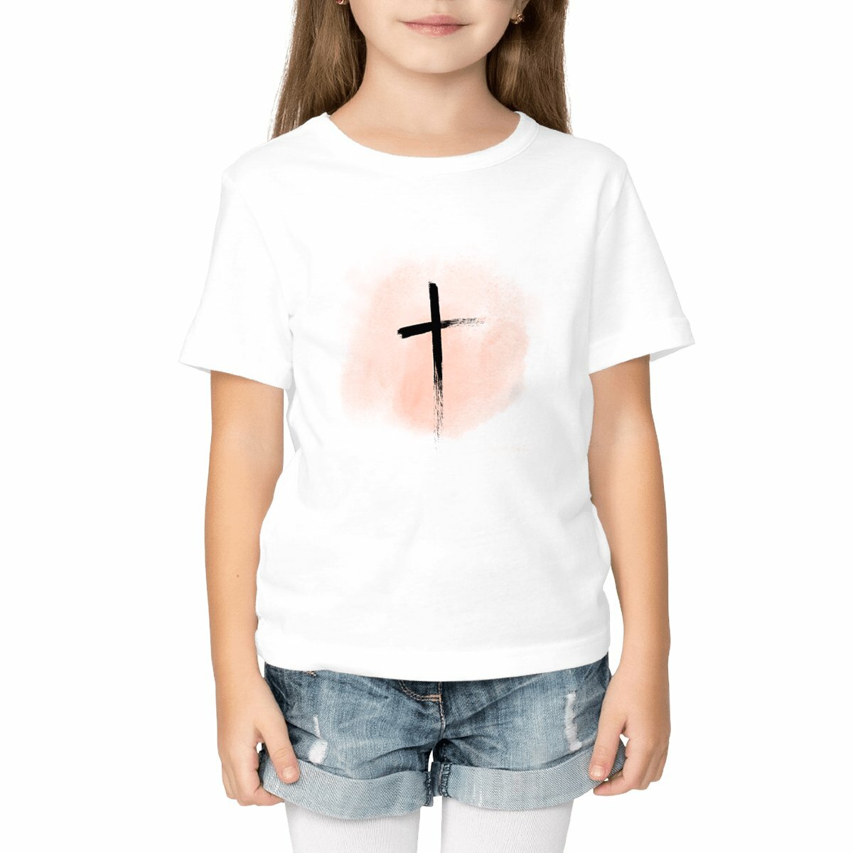 Image front kids T-shirt "croce"
