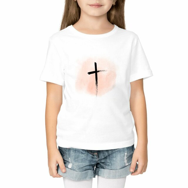 Image front kids T-shirt "croce"