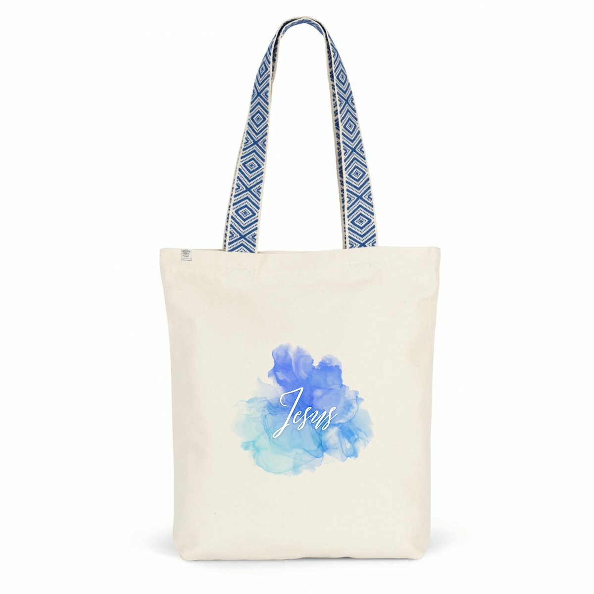 Image back Ethnic totebag ink