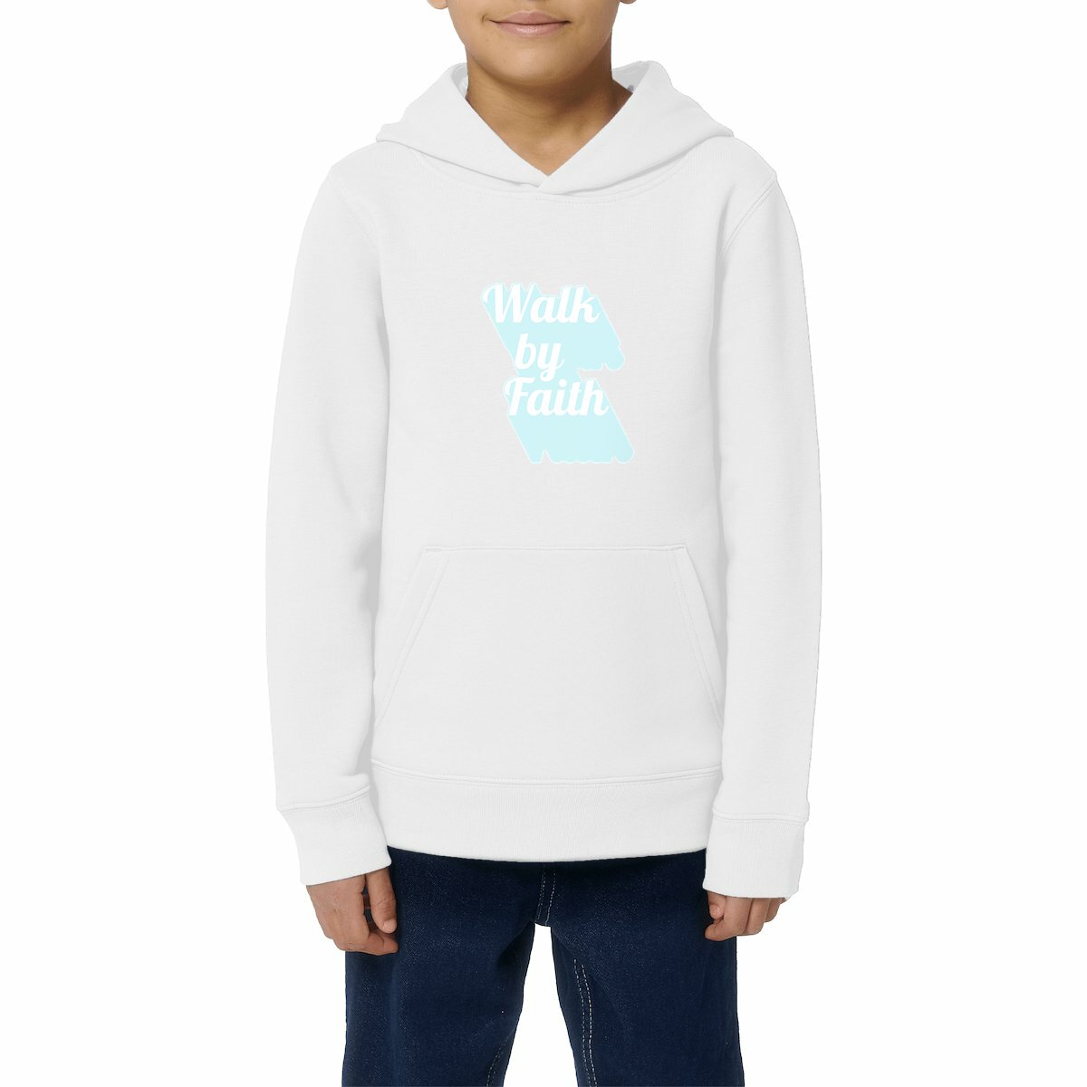 Image front Kids hoodie Premium Walk by Faith