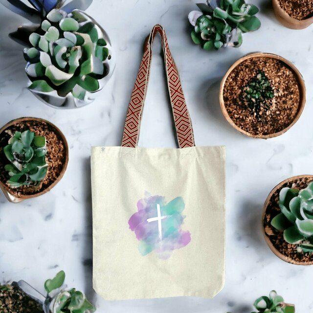 Image front Ethnic totebag ink