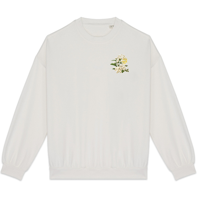Image back Unisex sweat-shirt Made in Portugal "Saved by Grace"