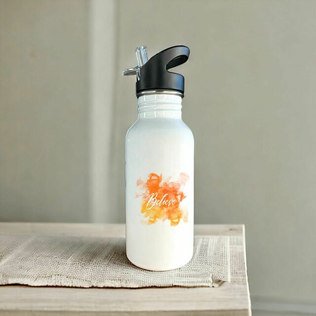 Image front Stainless steel water bottle "ink"