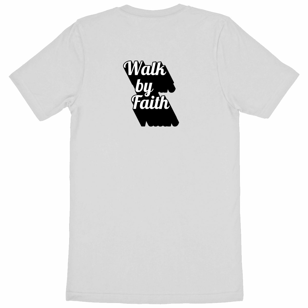 Image back Heavyweight Unisex t-shirt Premium+ walk by faith