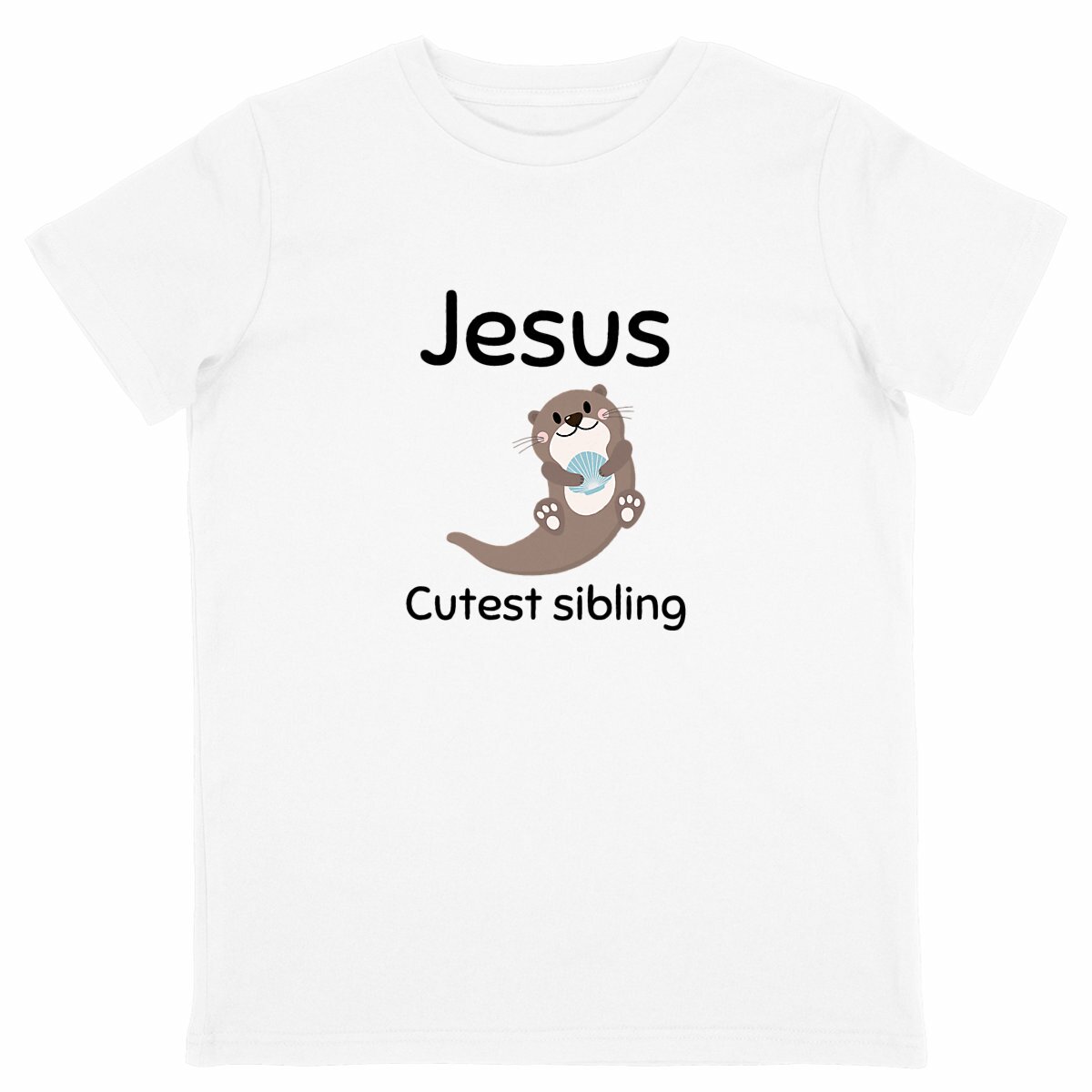 Image back Kids t-shirt Standard  Jesus's cutest Sibling 