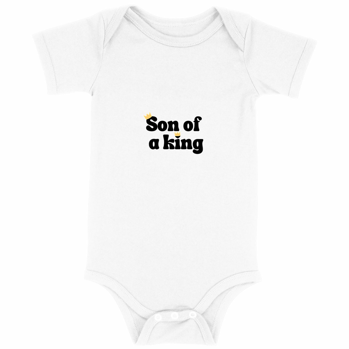 Image back Baby Bodysuit Premium+ son of a King
