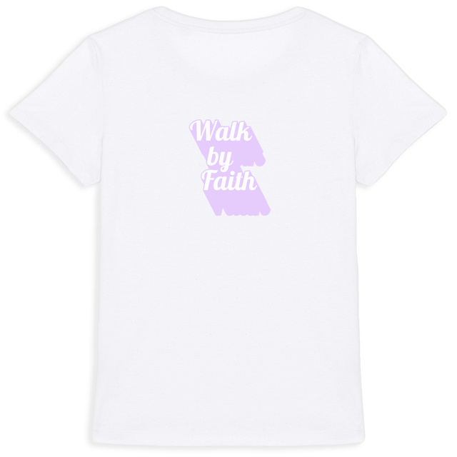 Image back Women's t-shirt Premium+ Walk by Faith