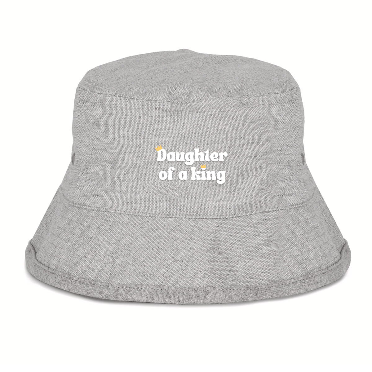 Image back 100% Recycled Bucket Hatk Premium+ Daughter of a King