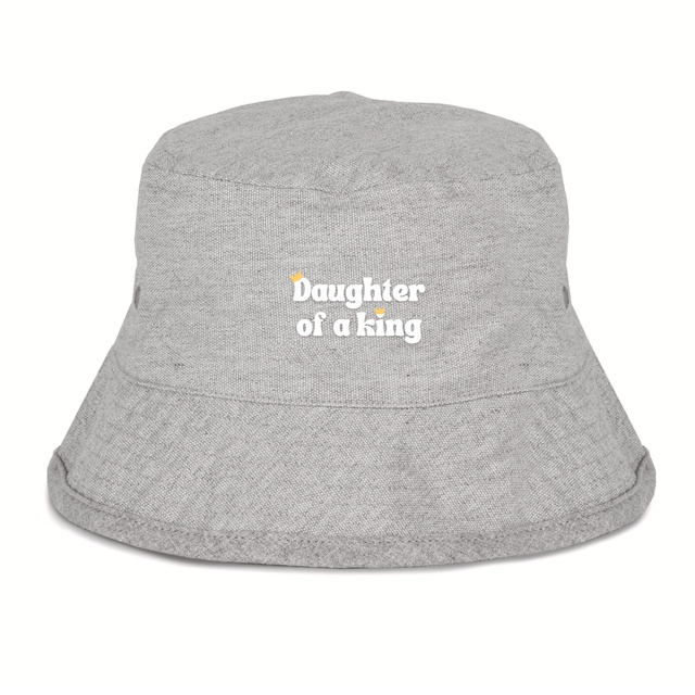 Image back 100% Recycled Bucket Hatk Premium+ Daughter of a King
