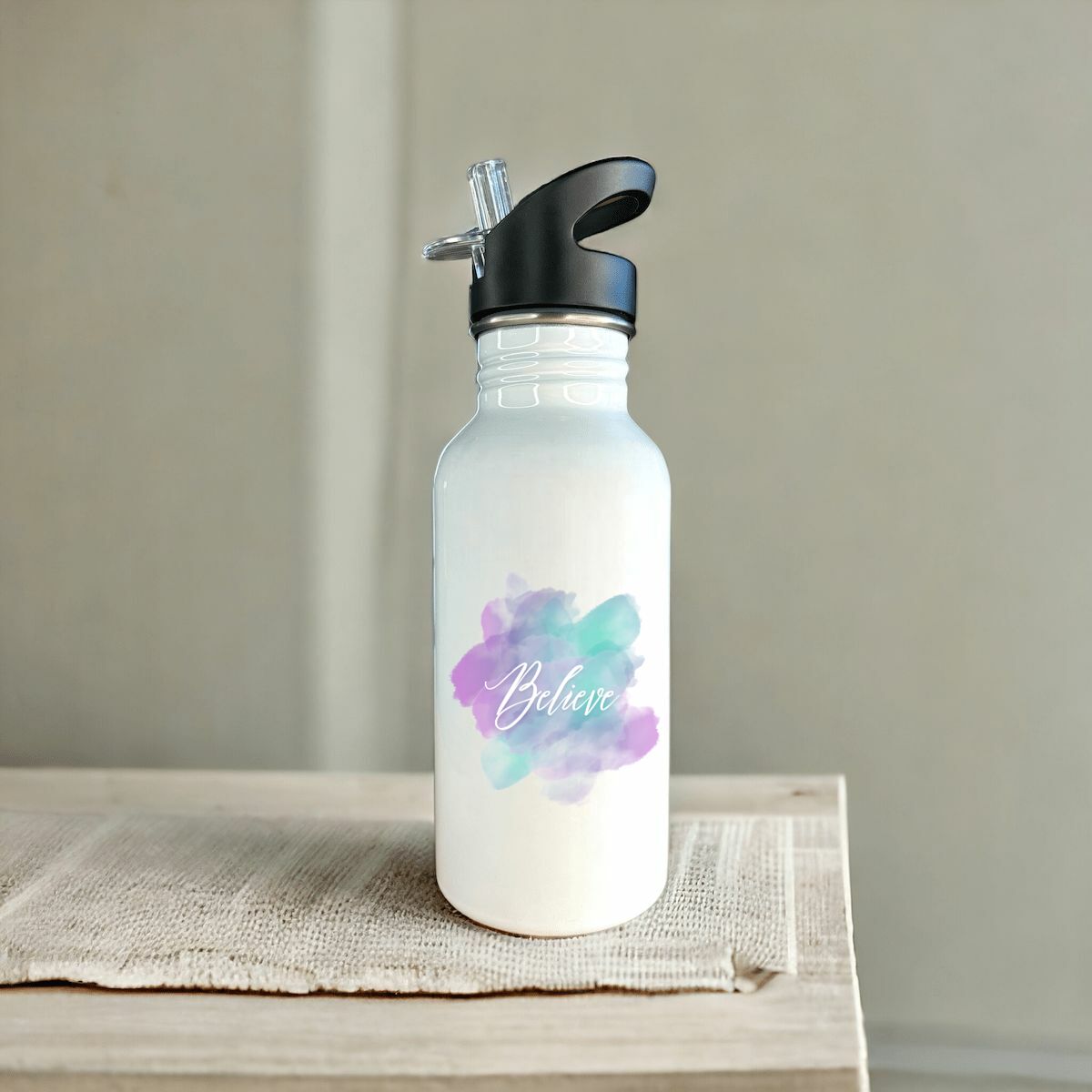 Image front Stainless steel water bottle "ink"