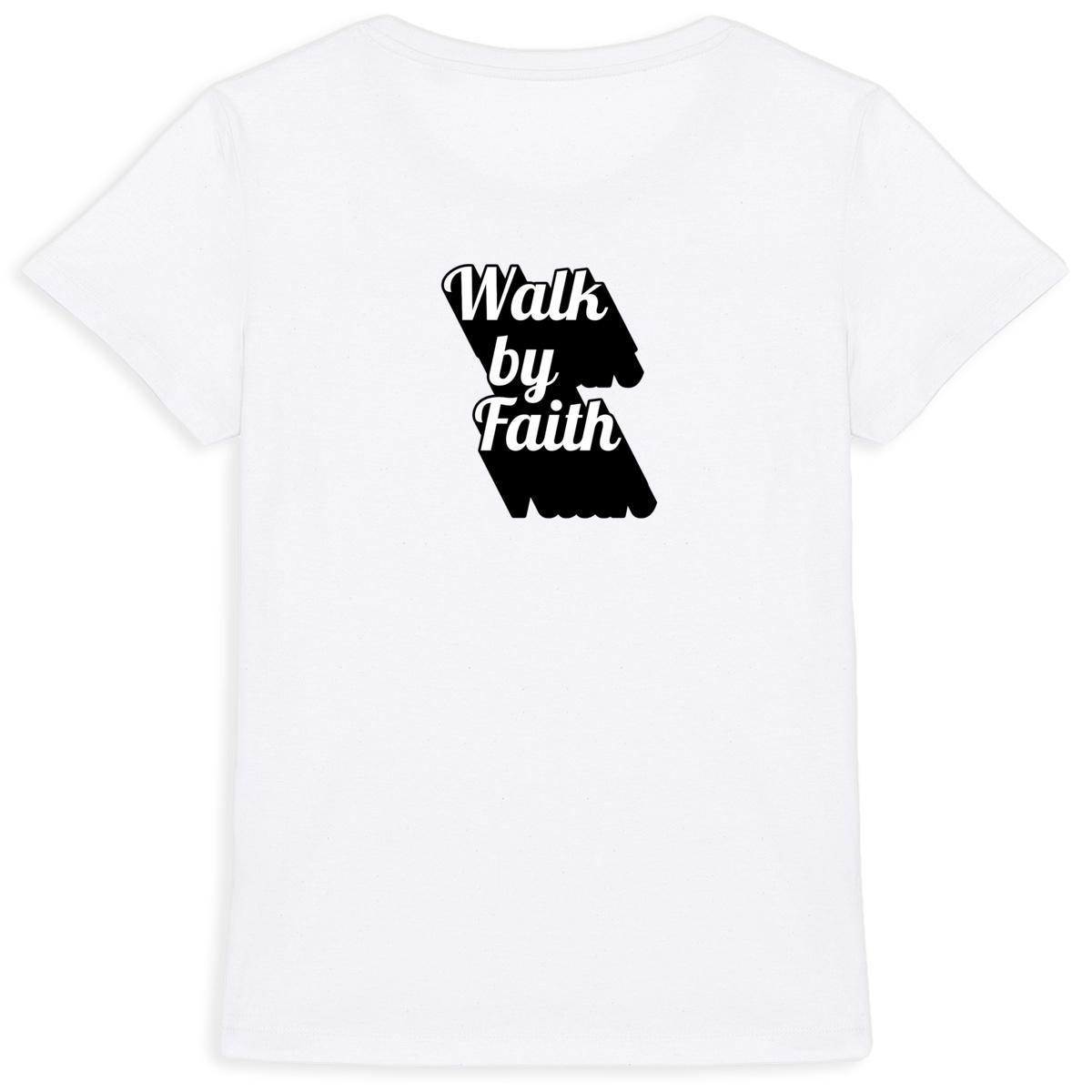 Image back Women's t-shirt Premium+ Walk by Faith