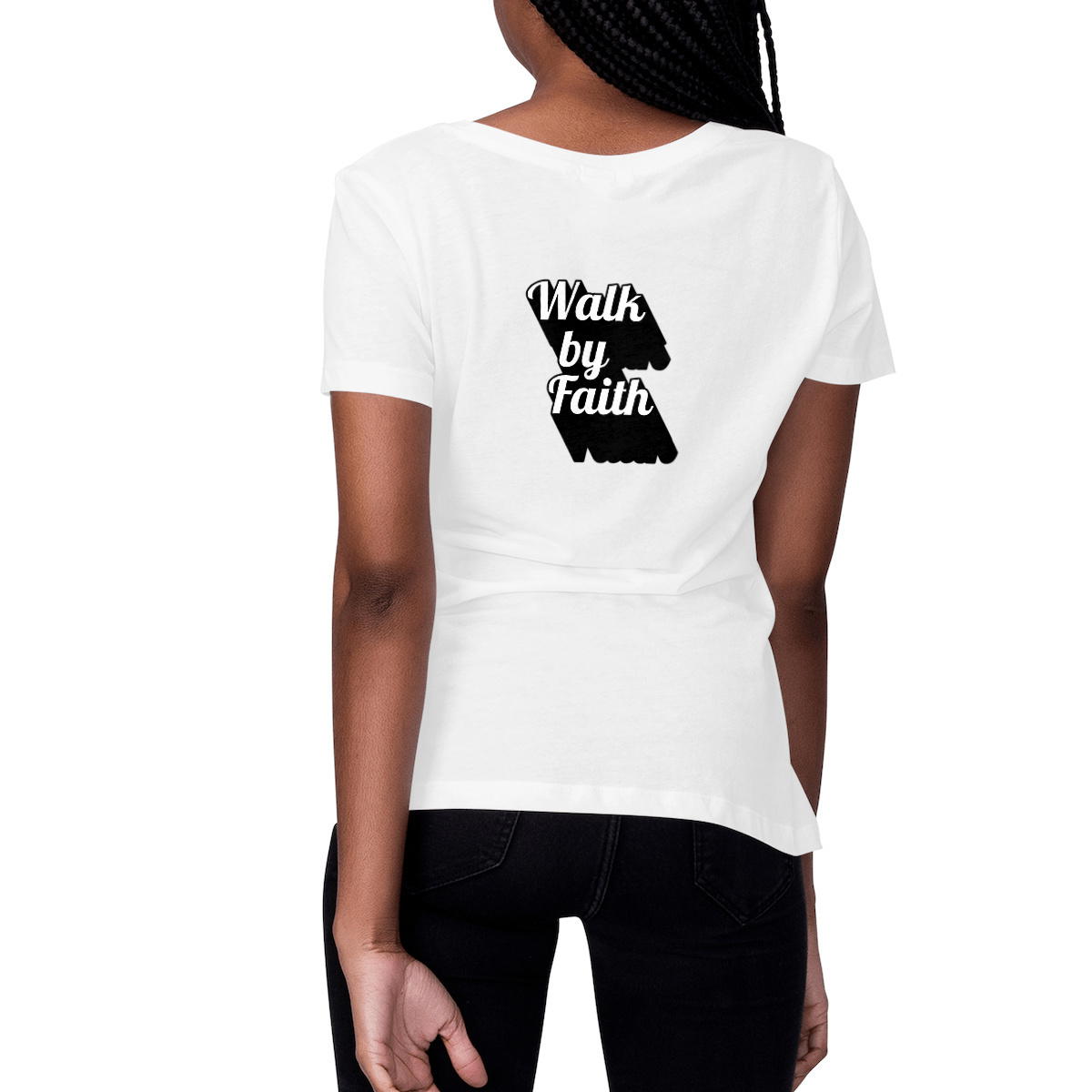 Image front Women's t-shirt Premium+ Walk by Faith