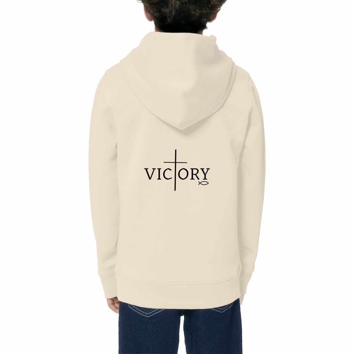 Image front Kids hoodie Premium+ Victory Back only
