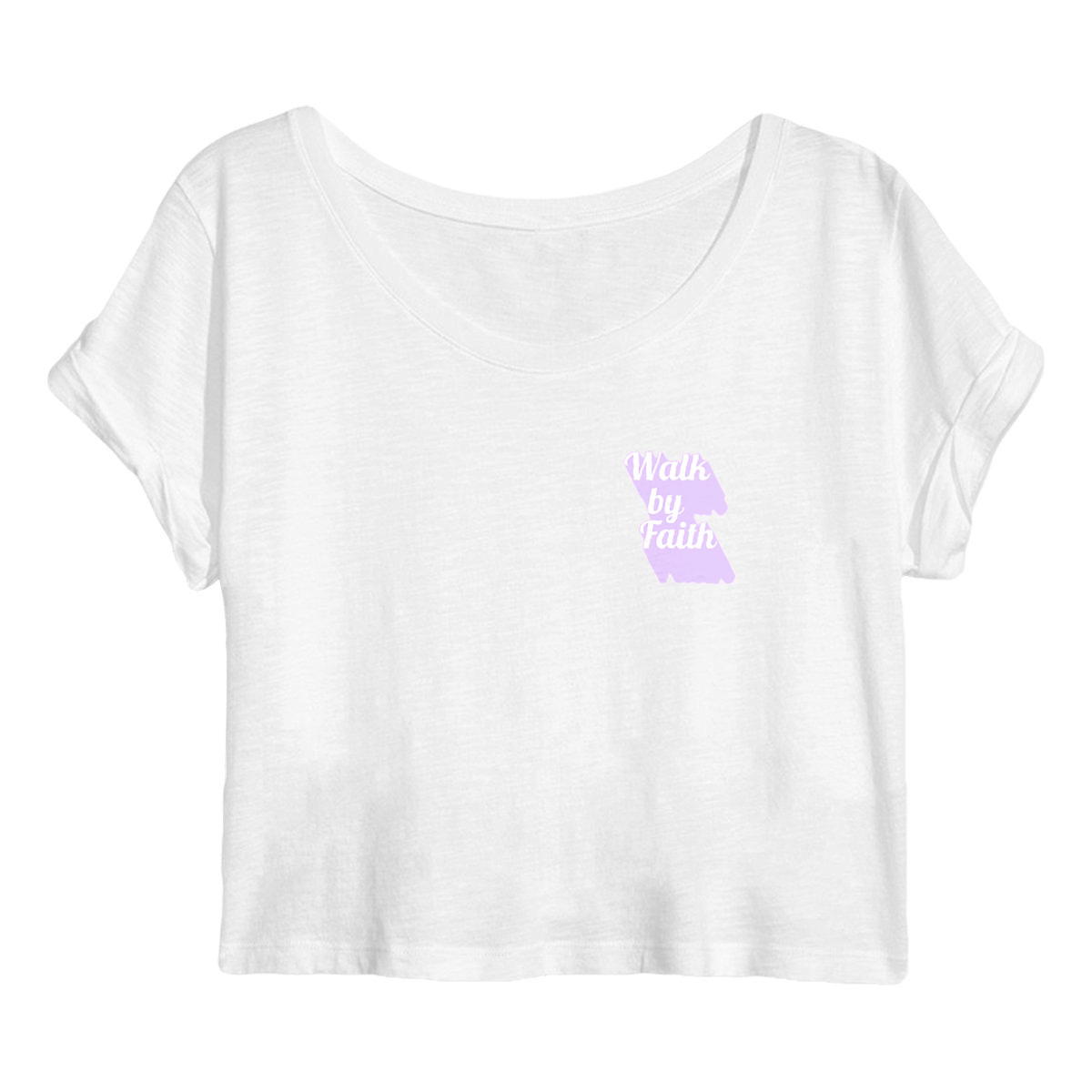 Image back Women's crop top Premium+ Walk by Faith