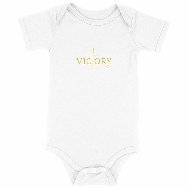 Image back baby bodysuit Premium+ victory 