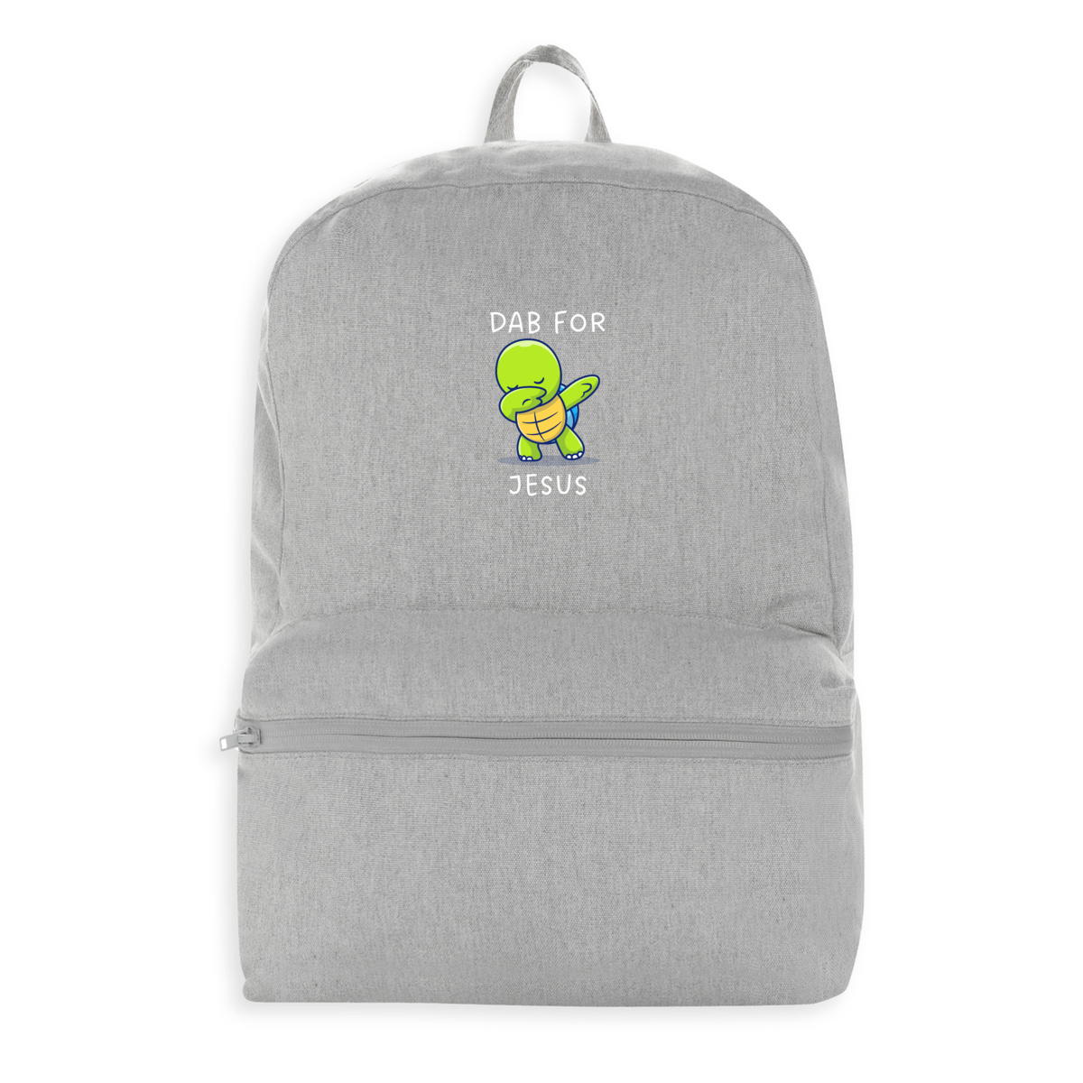 Image front 100% recycled backpack Premium+  Dab for Jesus 