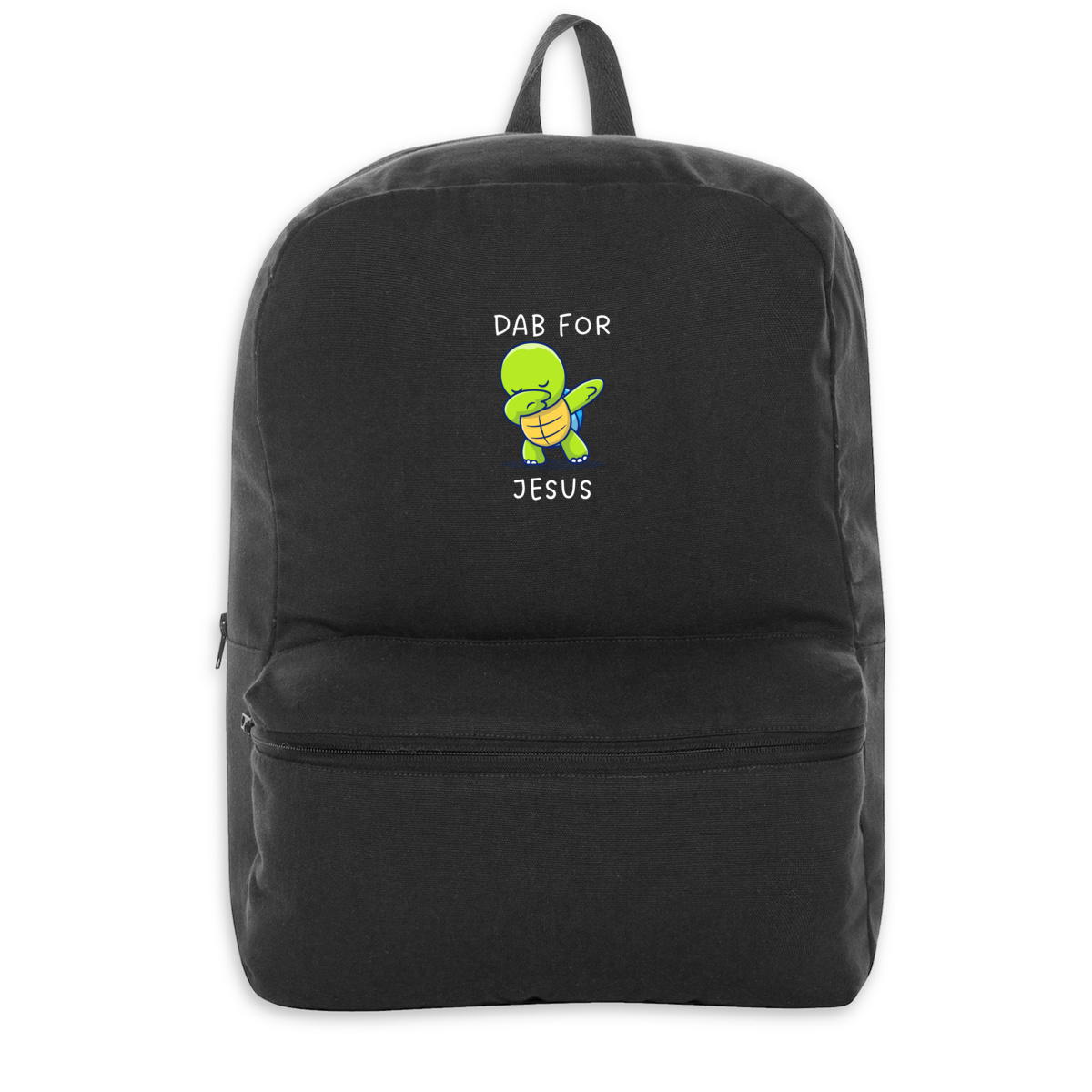 Image back 100% recycled backpack Premium+  Dab for Jesus 