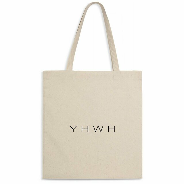 Image front Light Totebag - Premium YHWH