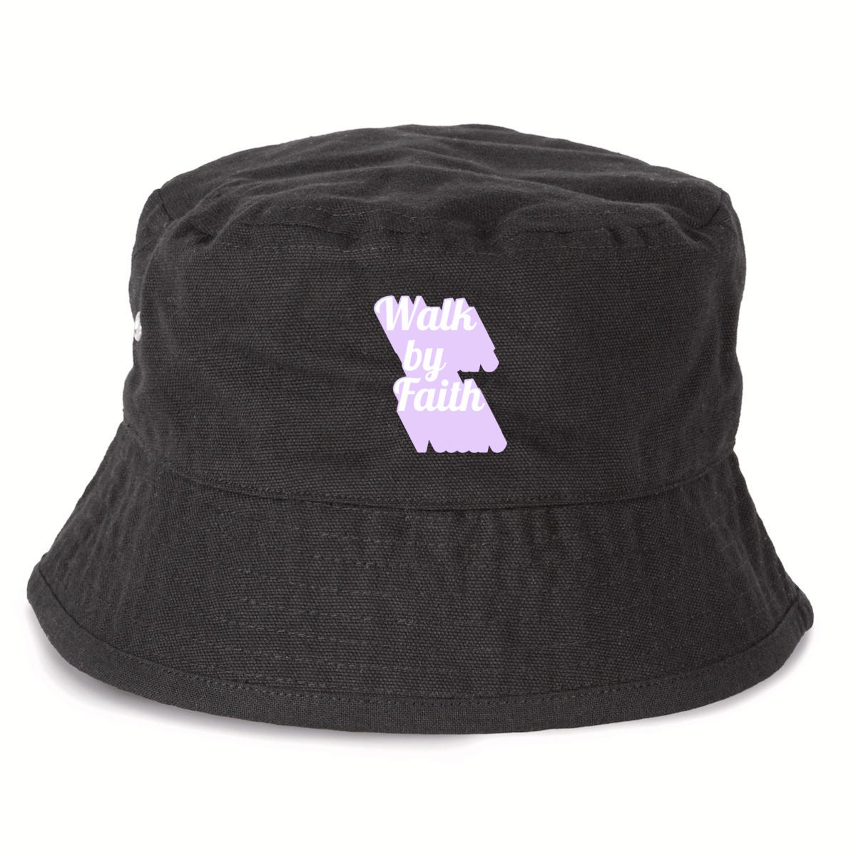 Image front 100% Recycled Bucket Hat Premium+ Walk by Faith