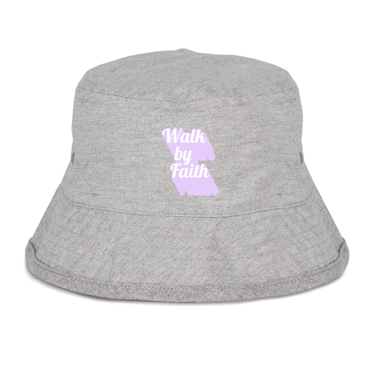Image back 100% Recycled Bucket Hat Premium+ Walk by Faith